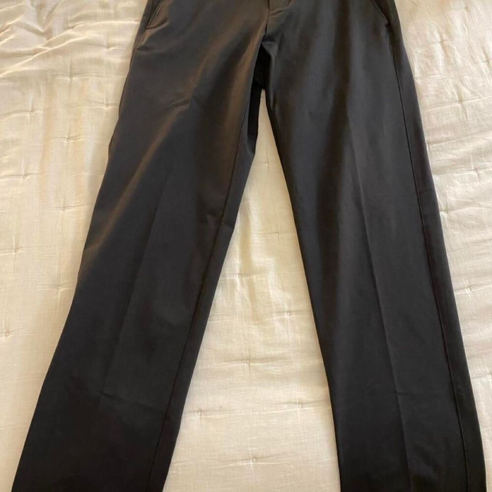 Kenneth-cole Men's Black and Grey Trousers